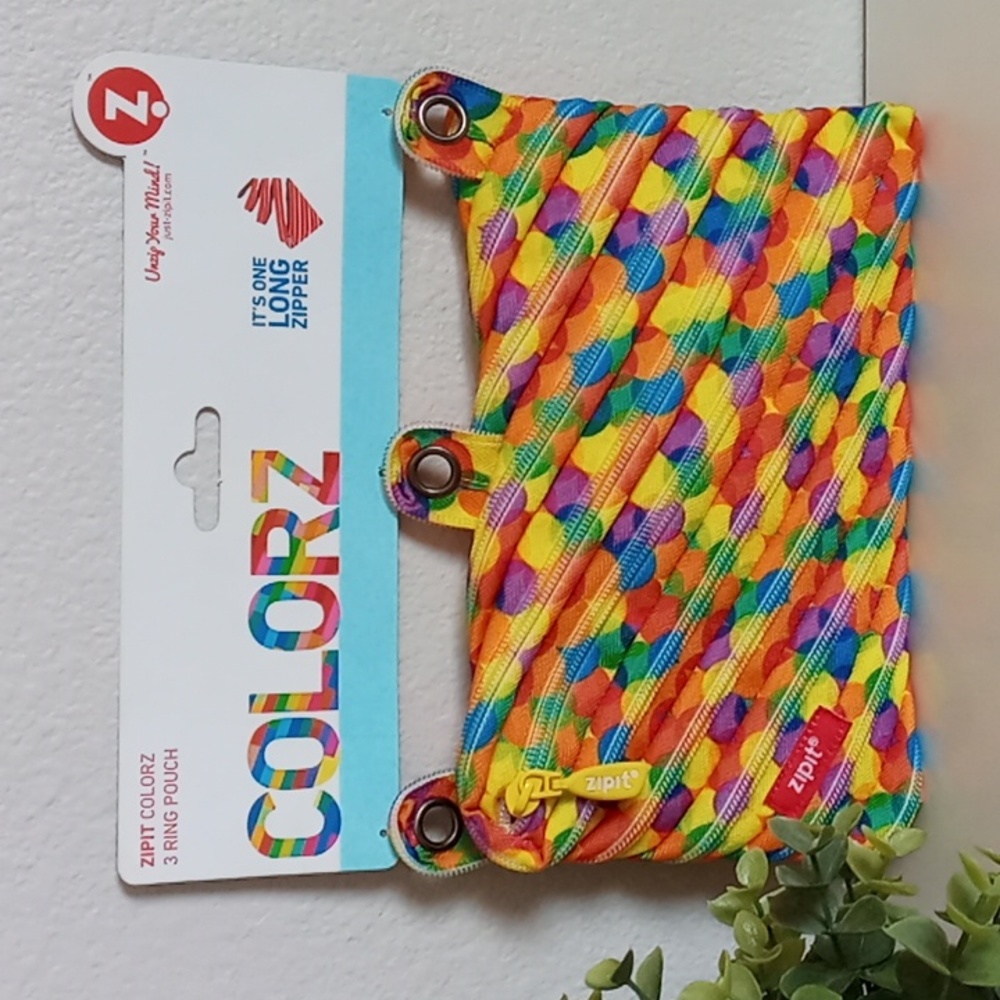 Zipit Colorz 3 Ring Pouch